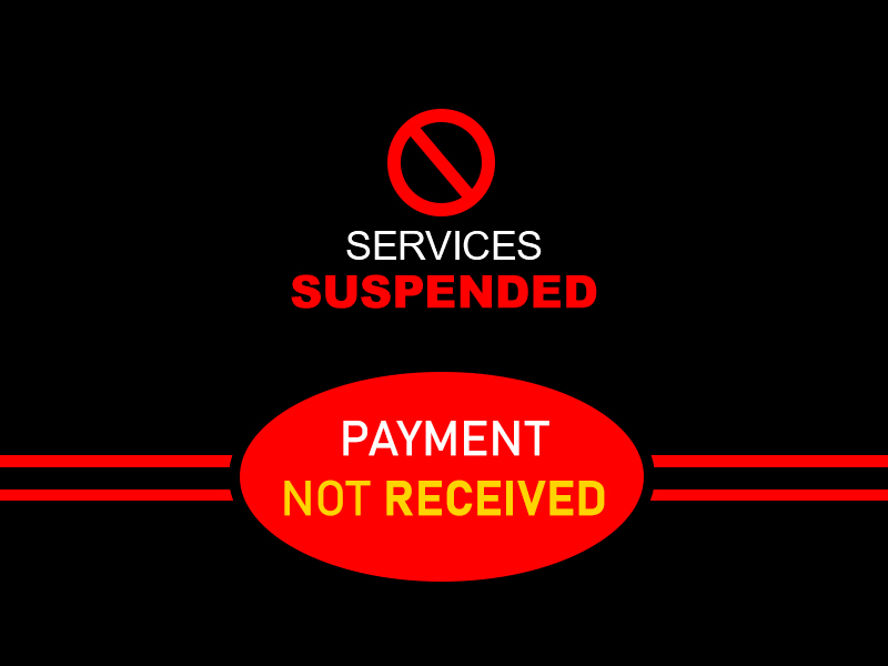 Website Suspended